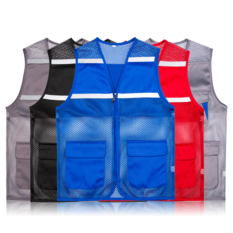 Gilet haute visibilite en mailles