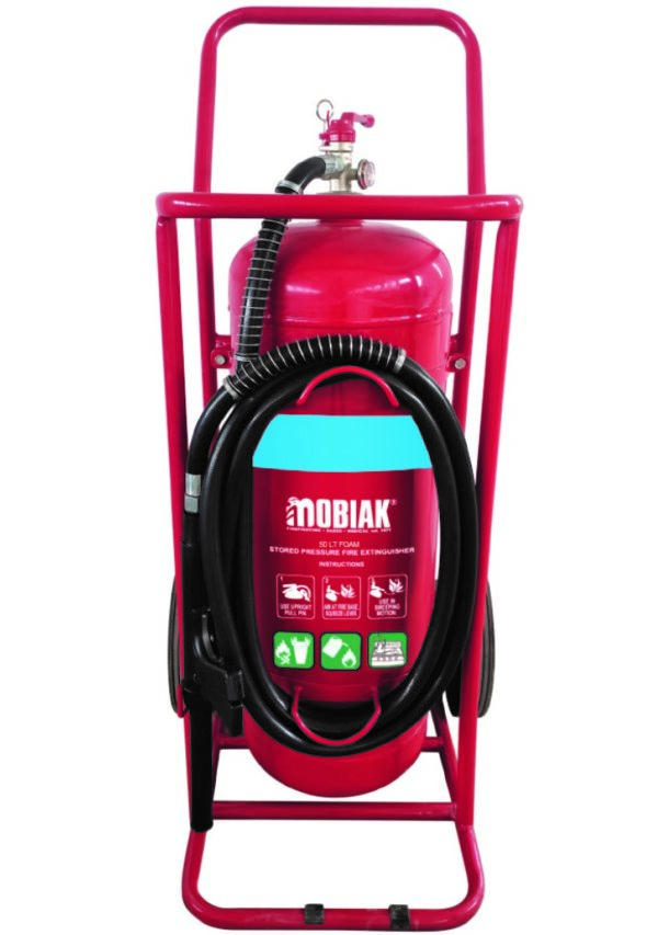 Extincteur à chariot 50L mousse CE