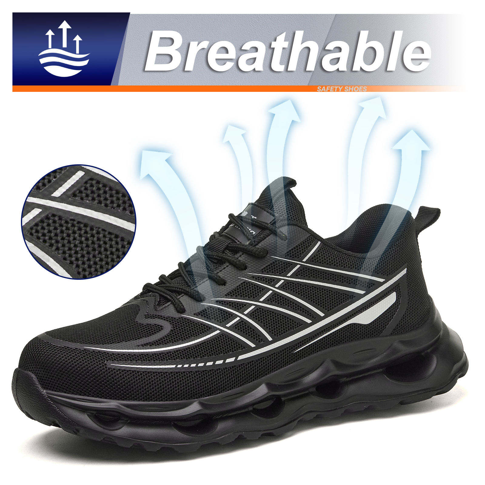 Chaussures de securite basket noir