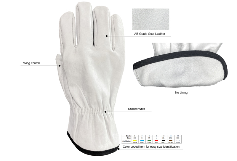 Gants de manutention cuir Cofra Hub