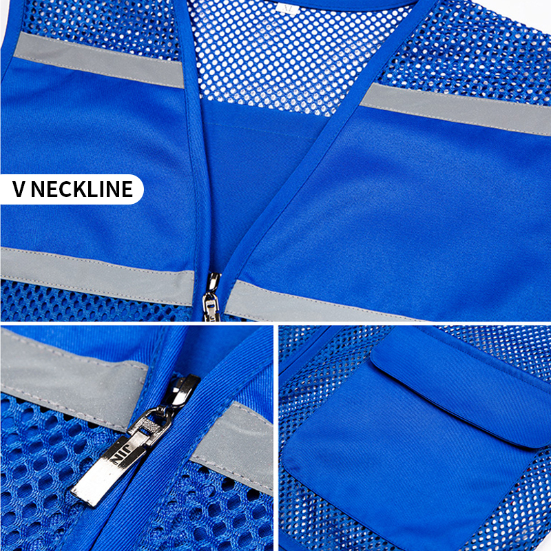 Gilet haute visibilite en mailles