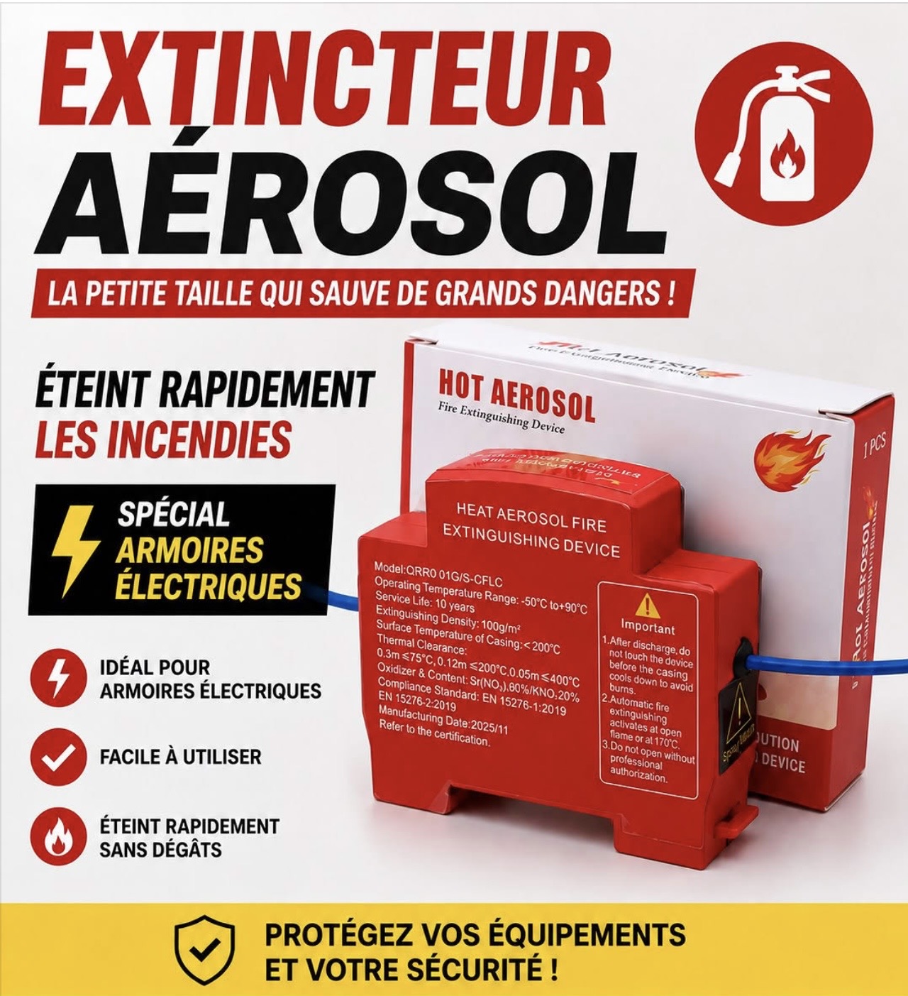 Extincteur Aérosol 