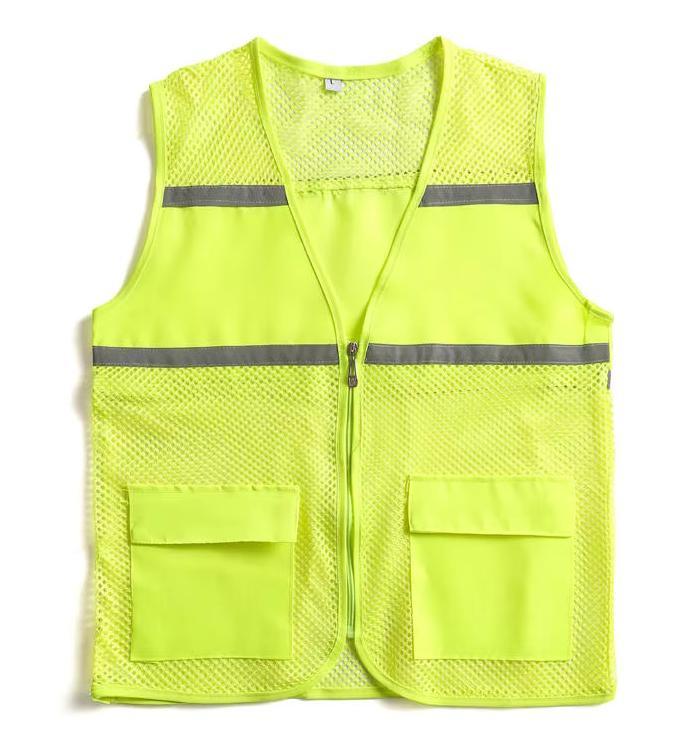 Gilet haute visibilite en mailles