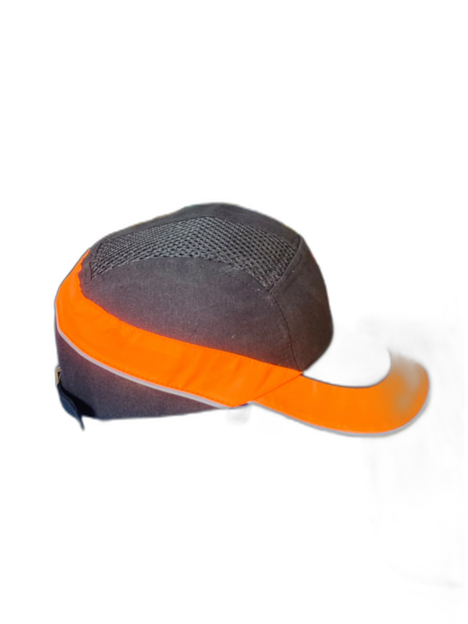 Casquette anti-heurt noir orange haute visibilite