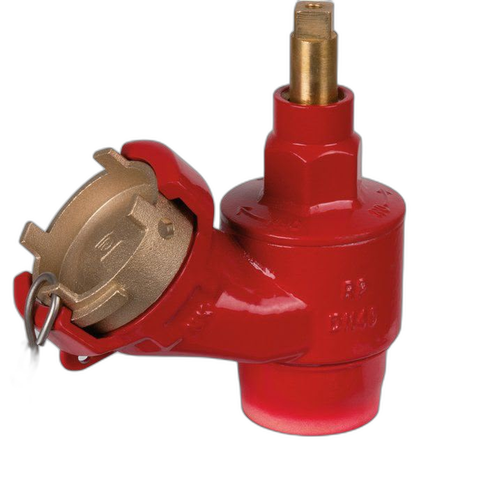 Tuyau incendie rouge embouts laiton